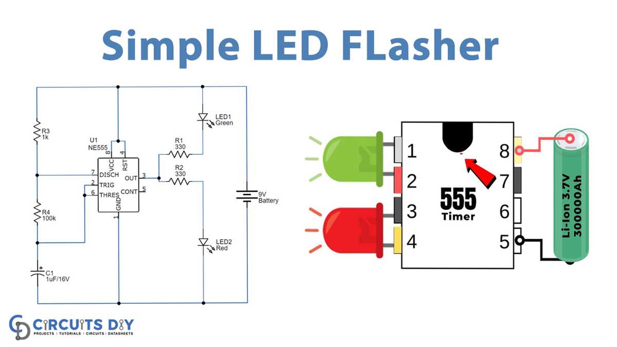 circuit diagram with led
