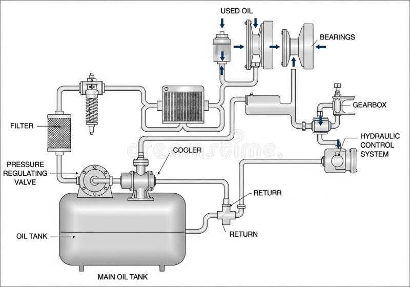fuel oil system schematic diagram