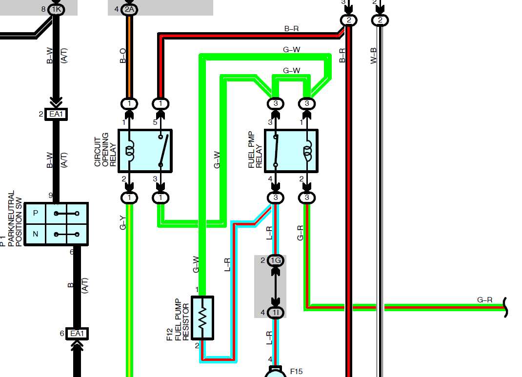 fuel pump relay wiring diagram