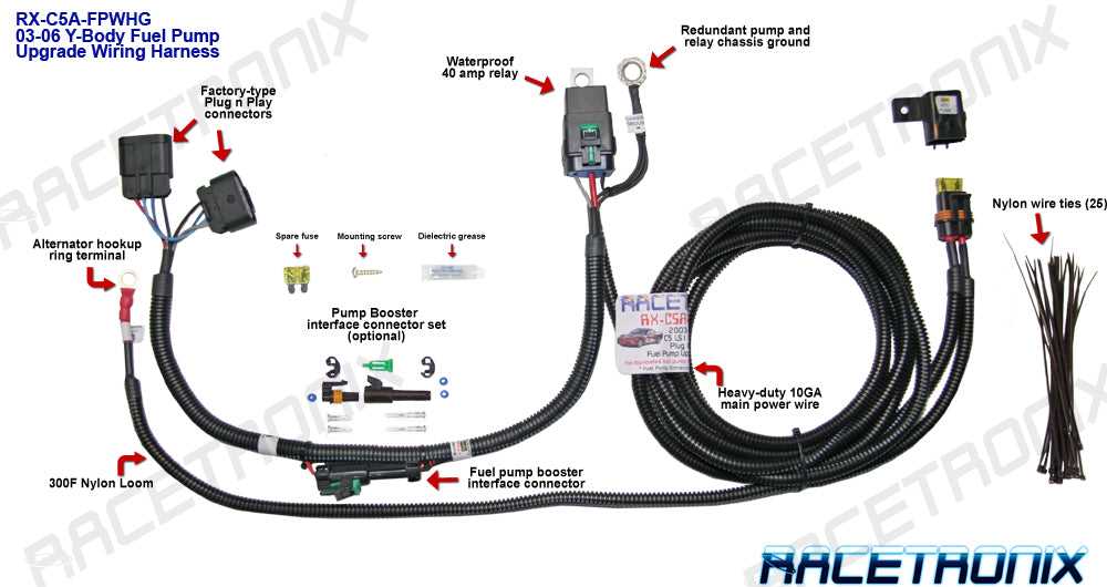 fuel pump wiring harness diagram