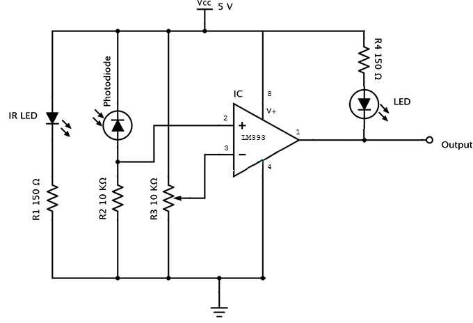 ir led circuit diagram