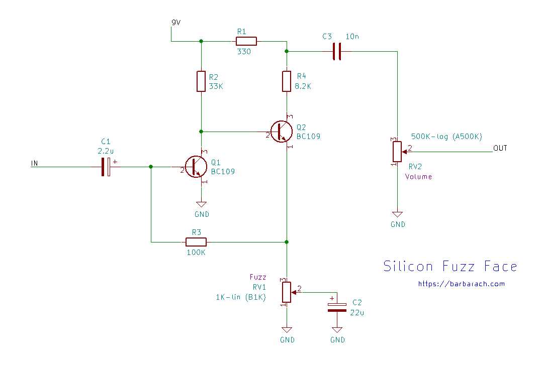 fuzz box circuit diagram