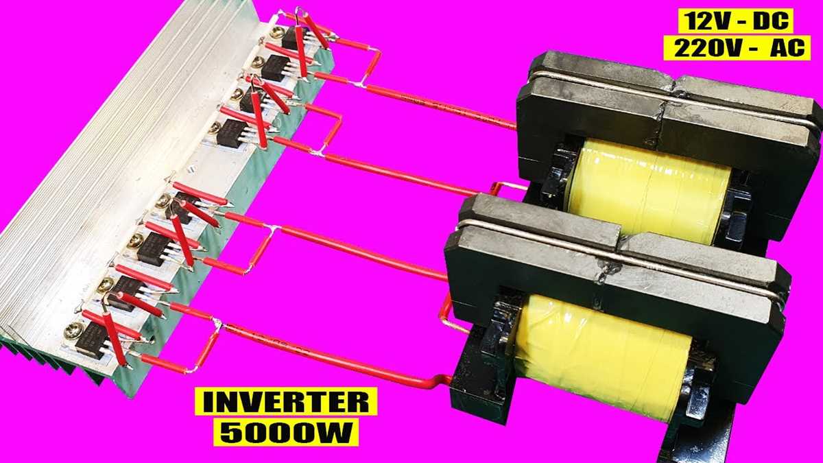 5000 watt dc ac inverter schematic diagram