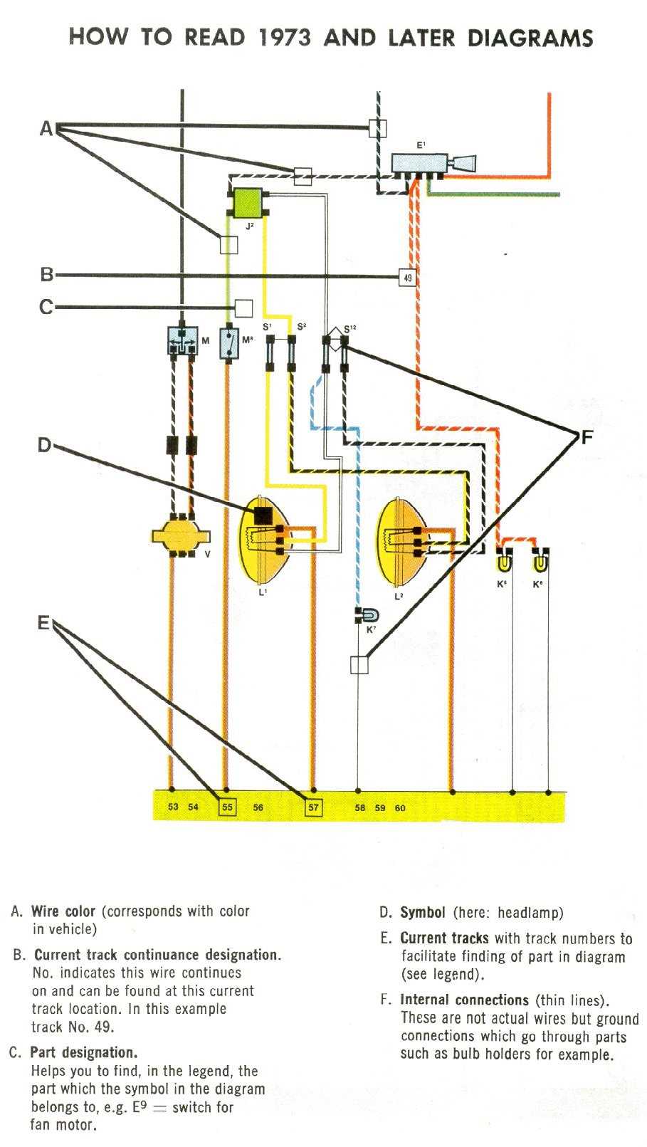 1970 vw beetle wiring diagram