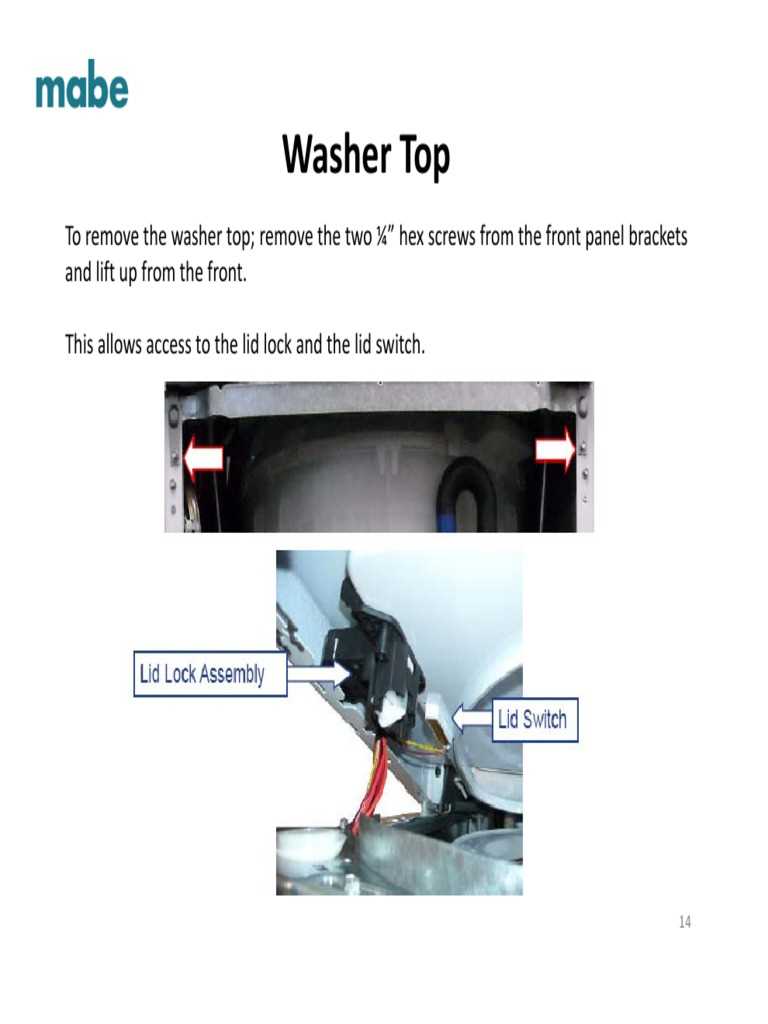 ge washer lid lock wiring diagram