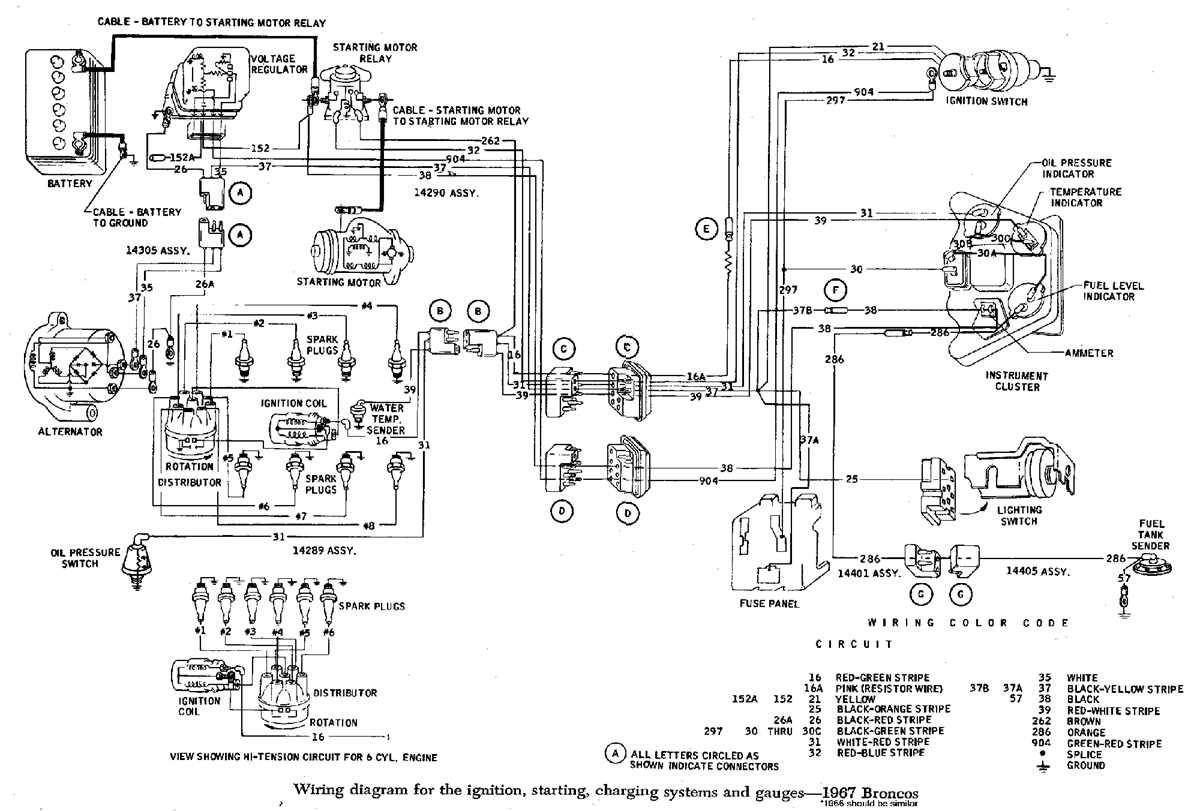 1985 ford bronco wiring diagram