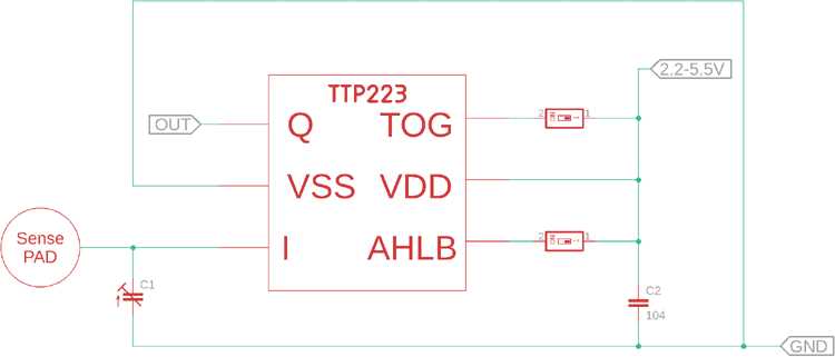 ttp223 circuit diagram