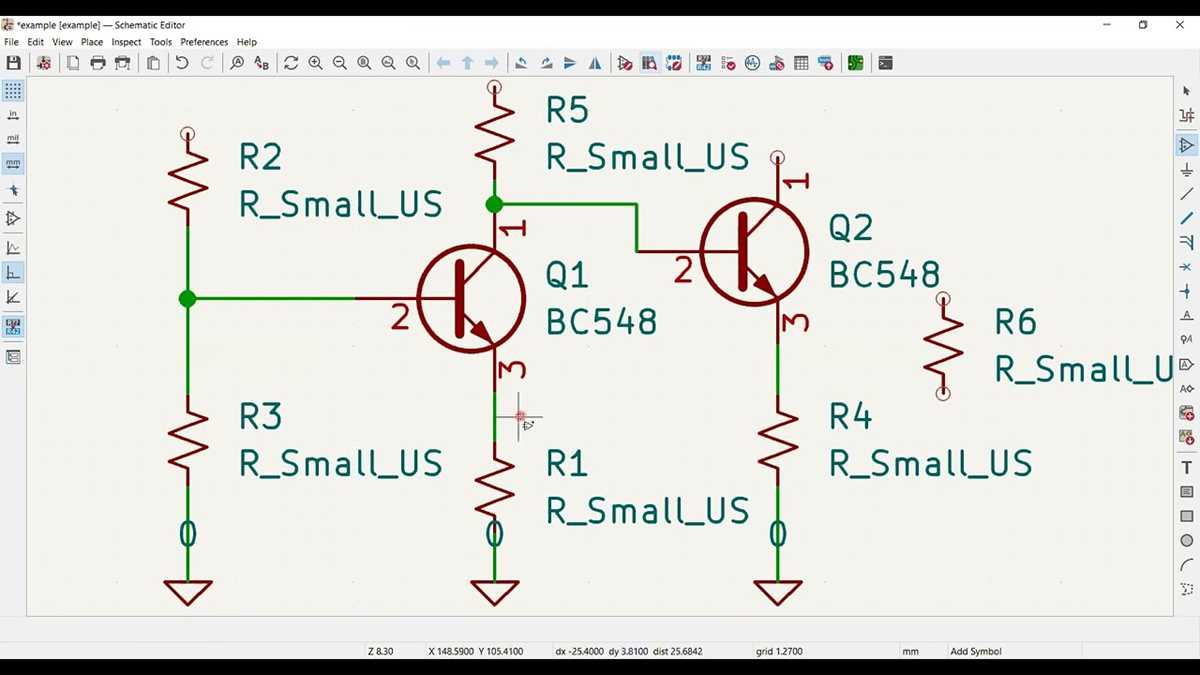 kicad circuit diagram