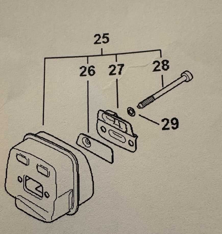 schematic diagram stihl string trimmer exhaust