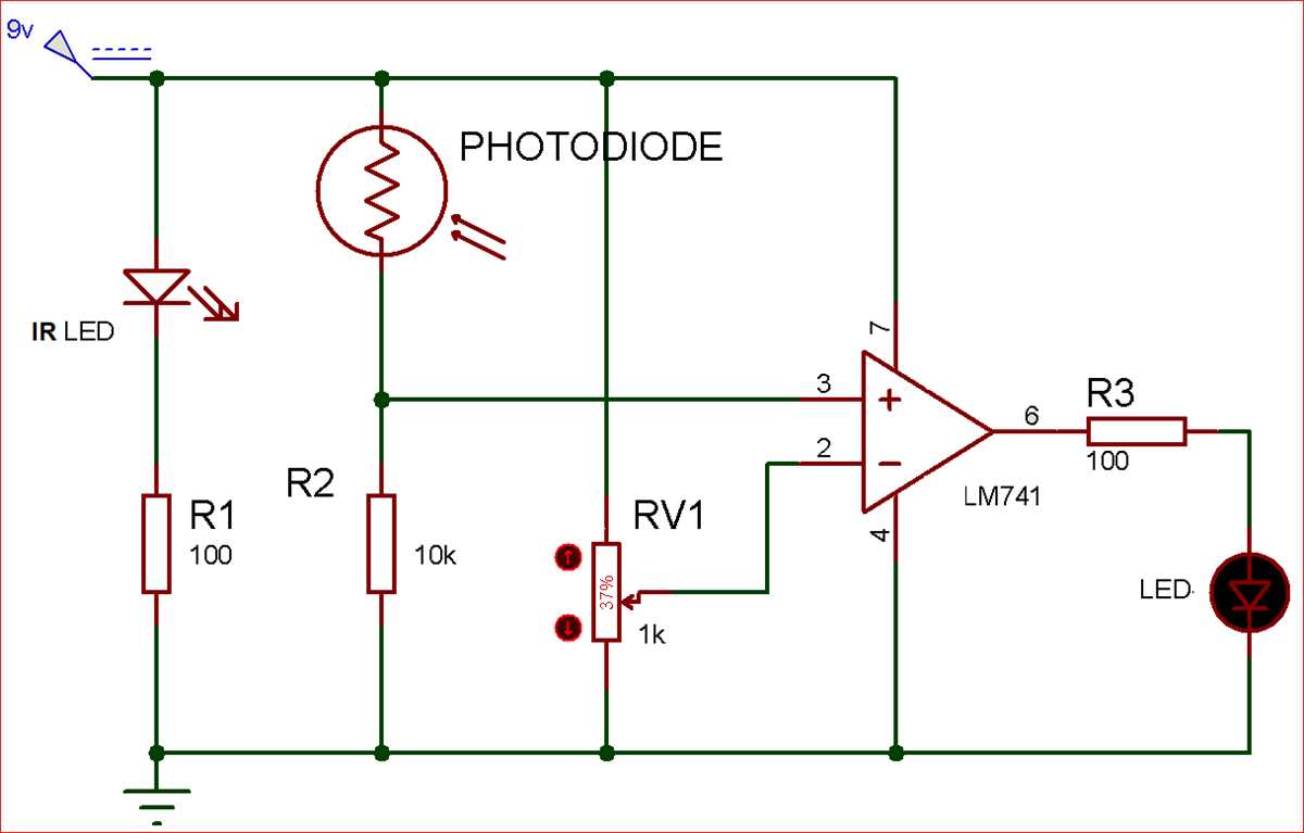 ir led circuit diagram