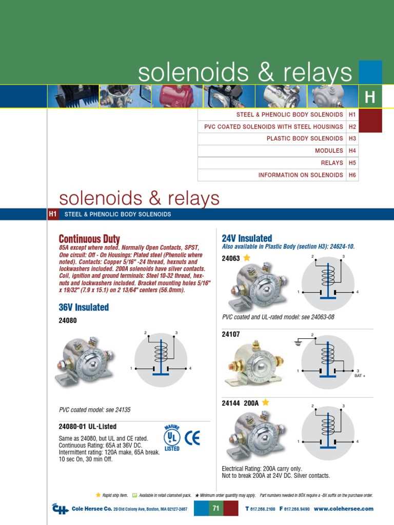 schematic cole hersee solenoid wiring diagram