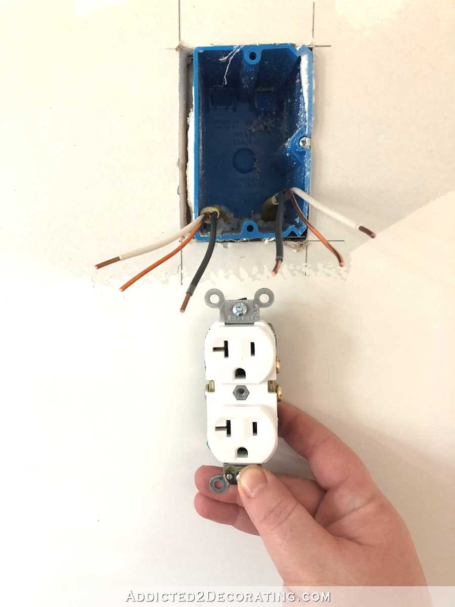 wall outlet wiring diagram