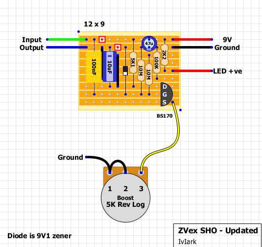 guitar effects pedal circuit diagrams