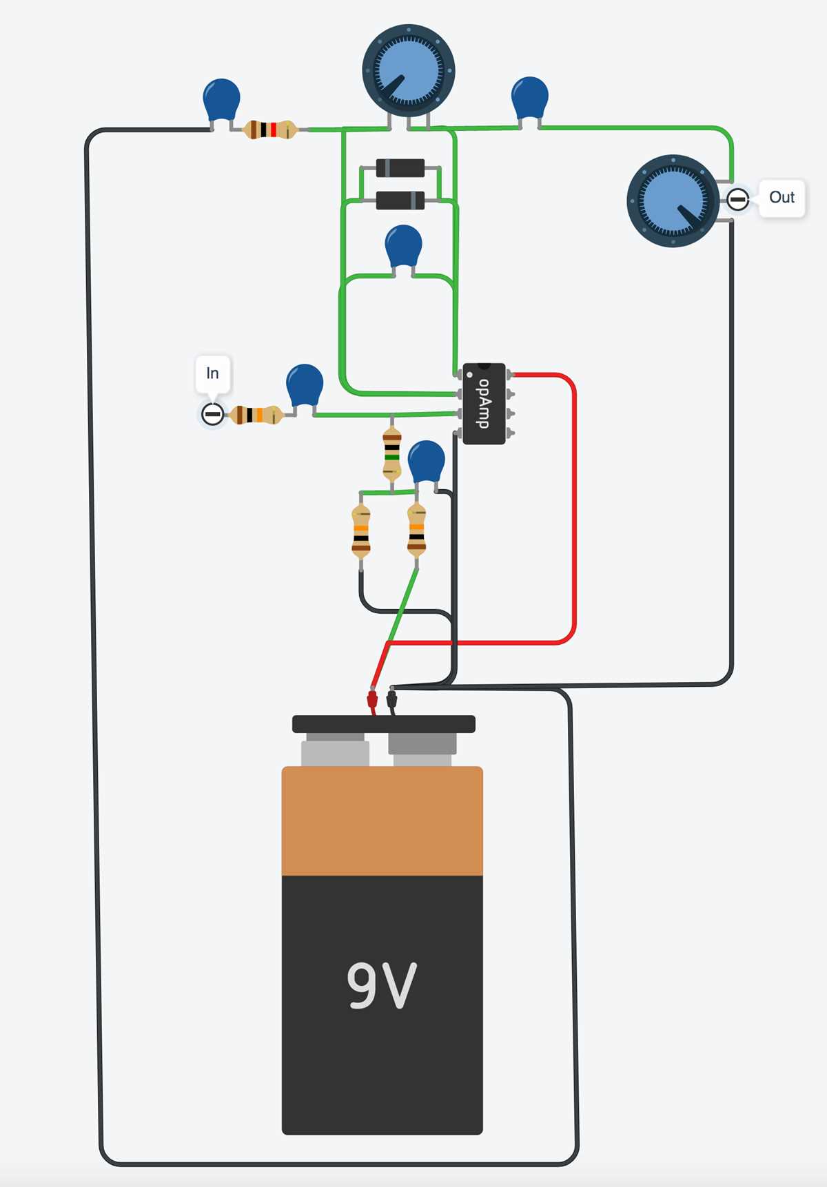 guitar effects pedals circuit diagrams