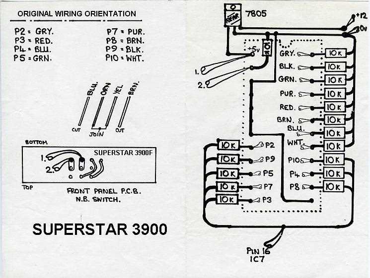 superstar 3900 schematic diagram