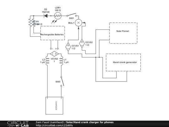 hand crank for 12 volt wind charger schematic diagram