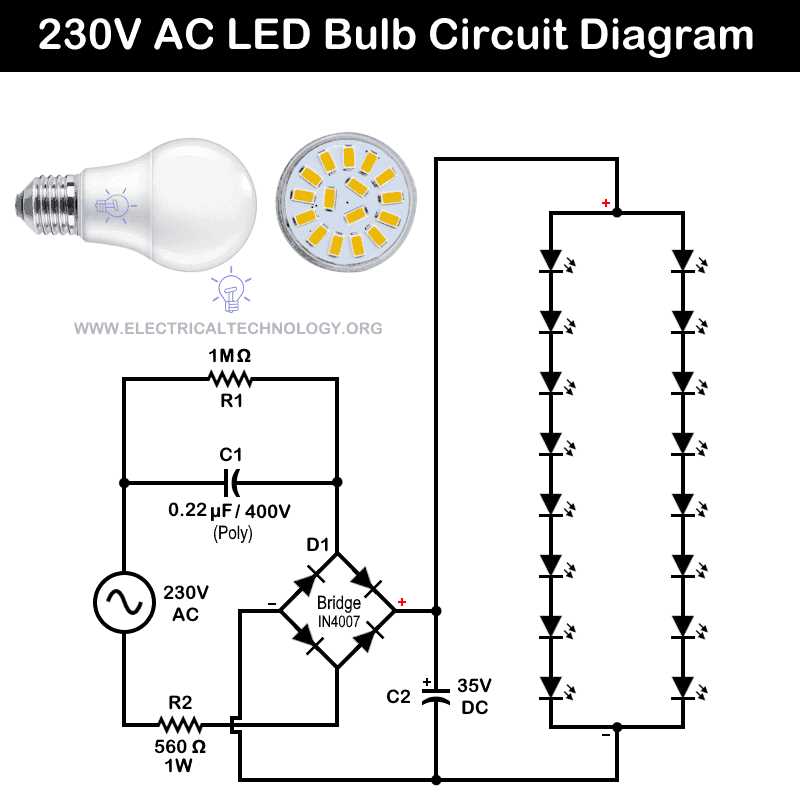 circuit diagram led