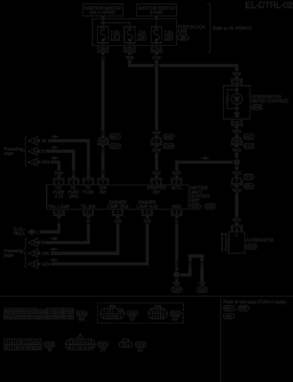 headlamp circuit diagram