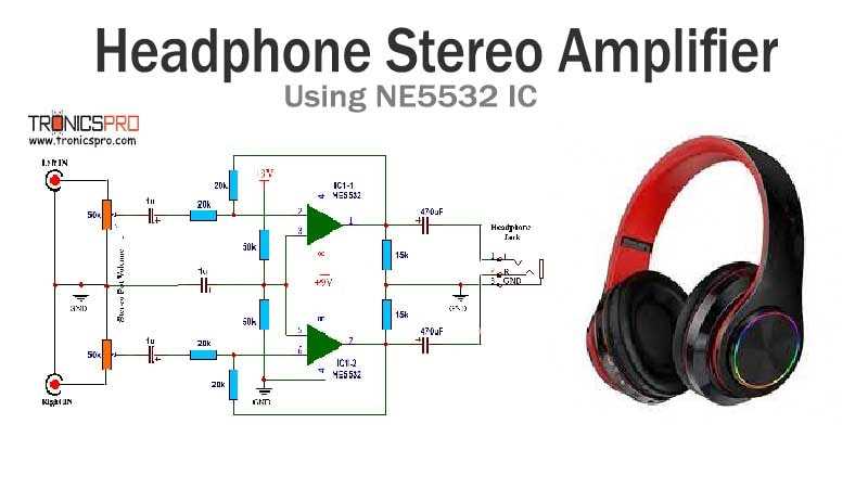 headphone schematic diagram