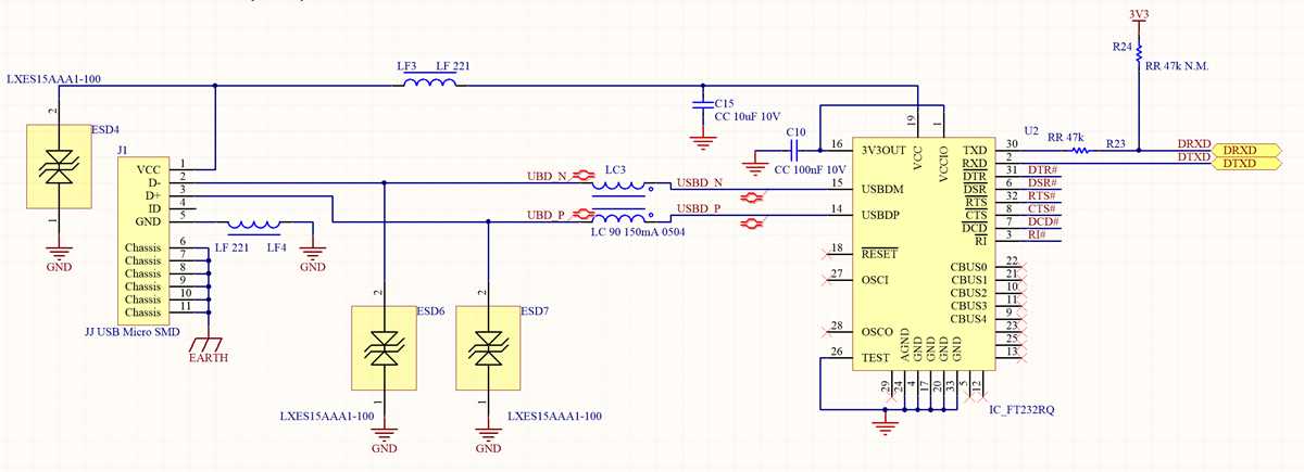 usb drive circuit diagram