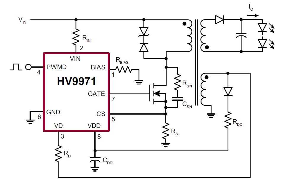 high power led driver circuit diagram