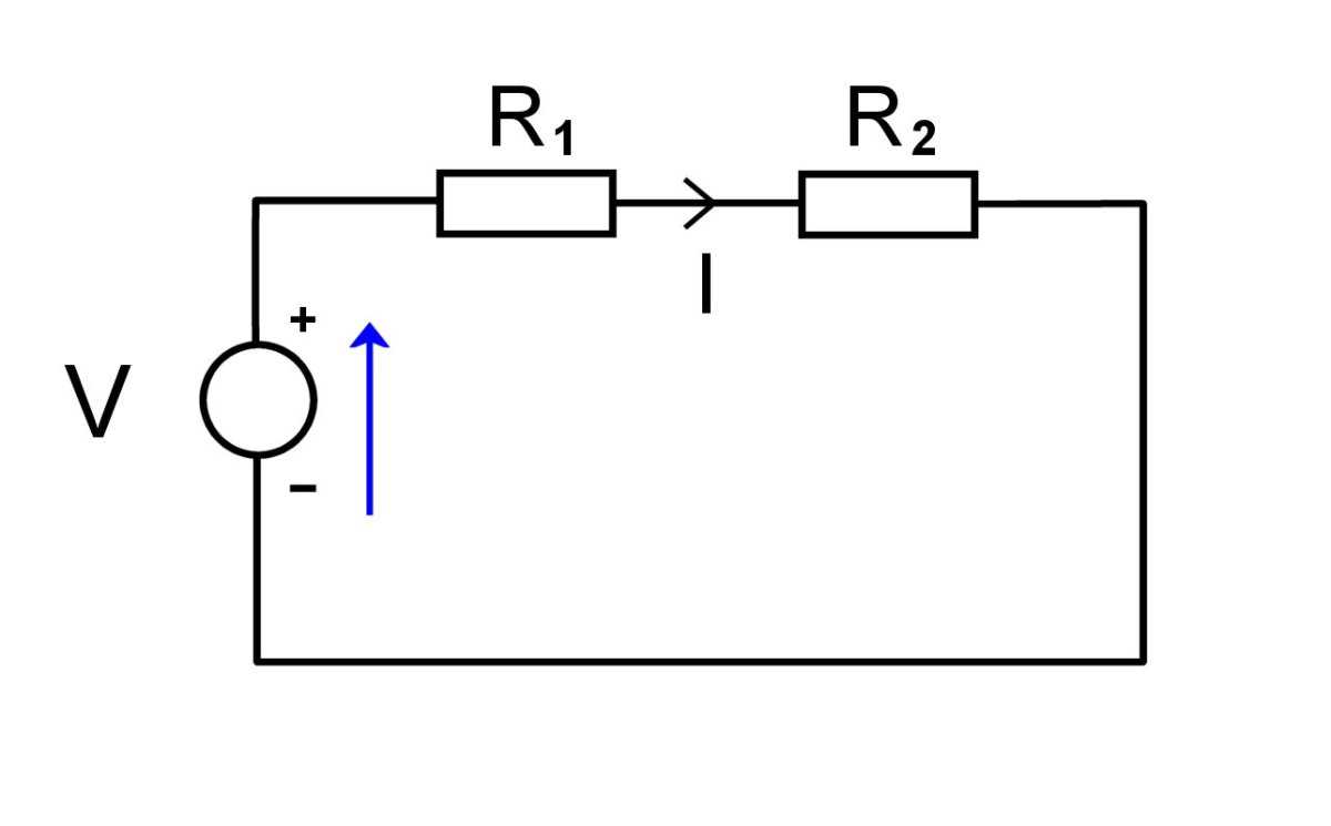 resistors in series circuit diagram