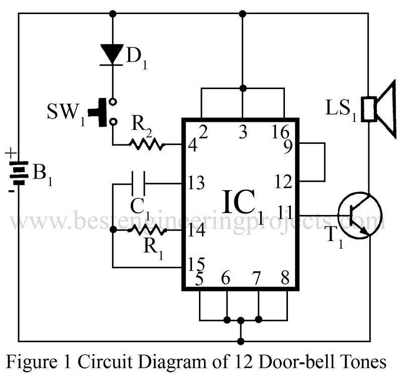 wiring diagram bell indicator circuit