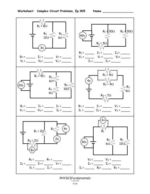 holt physics diagram skills schematic diagrams and circuits answers