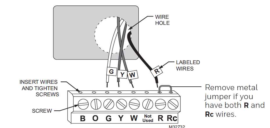 honeywell home thermostat wiring diagram for heat pump
