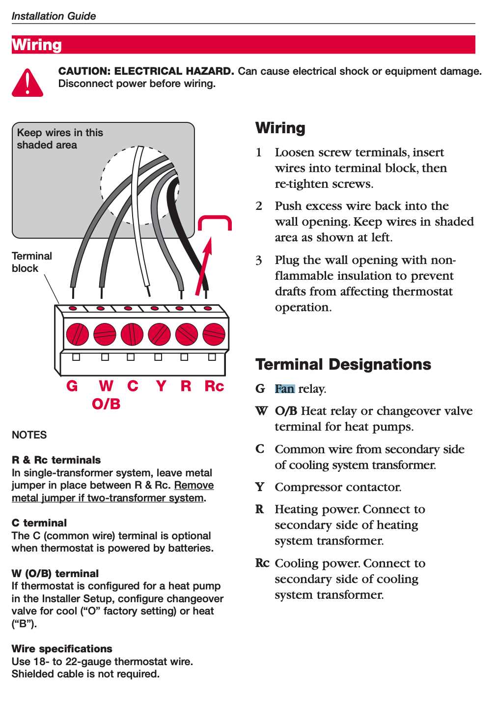 honeywell home thermostat wiring diagram for heat pump