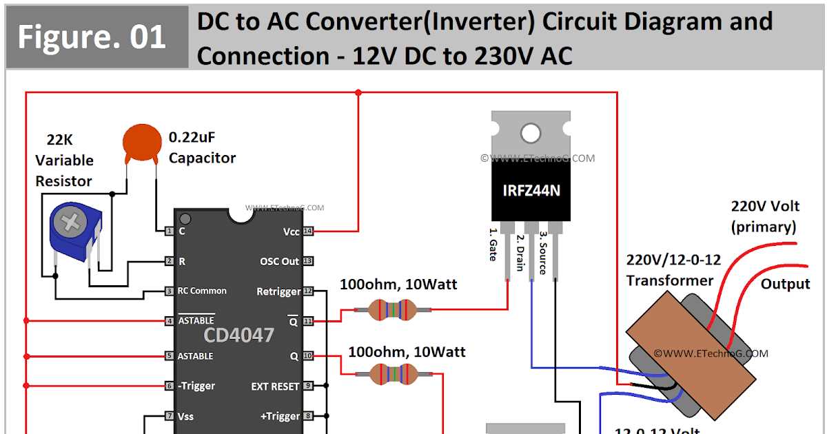 how to convert ac to dc circuit diagram