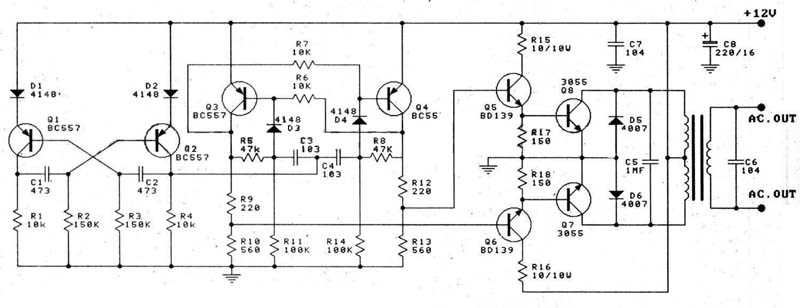 2000 watt inverter circuit diagram