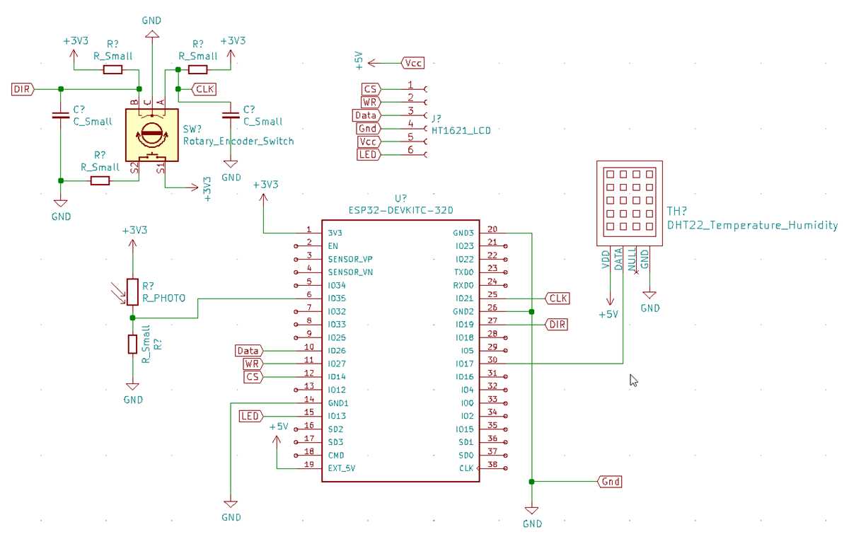 ht1621 circuit diagram