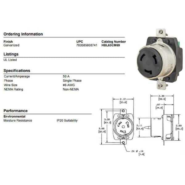 hubbell connector schematic diagram