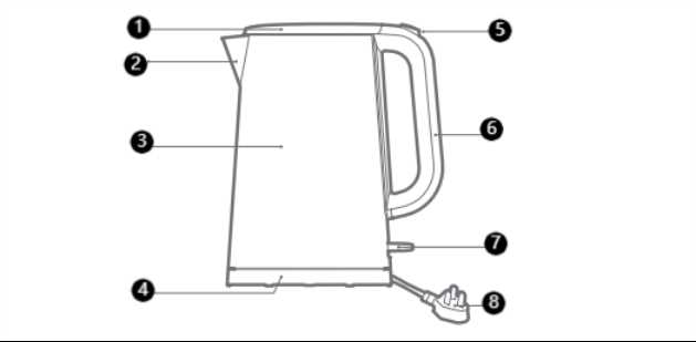 electric kettle schematic diagram