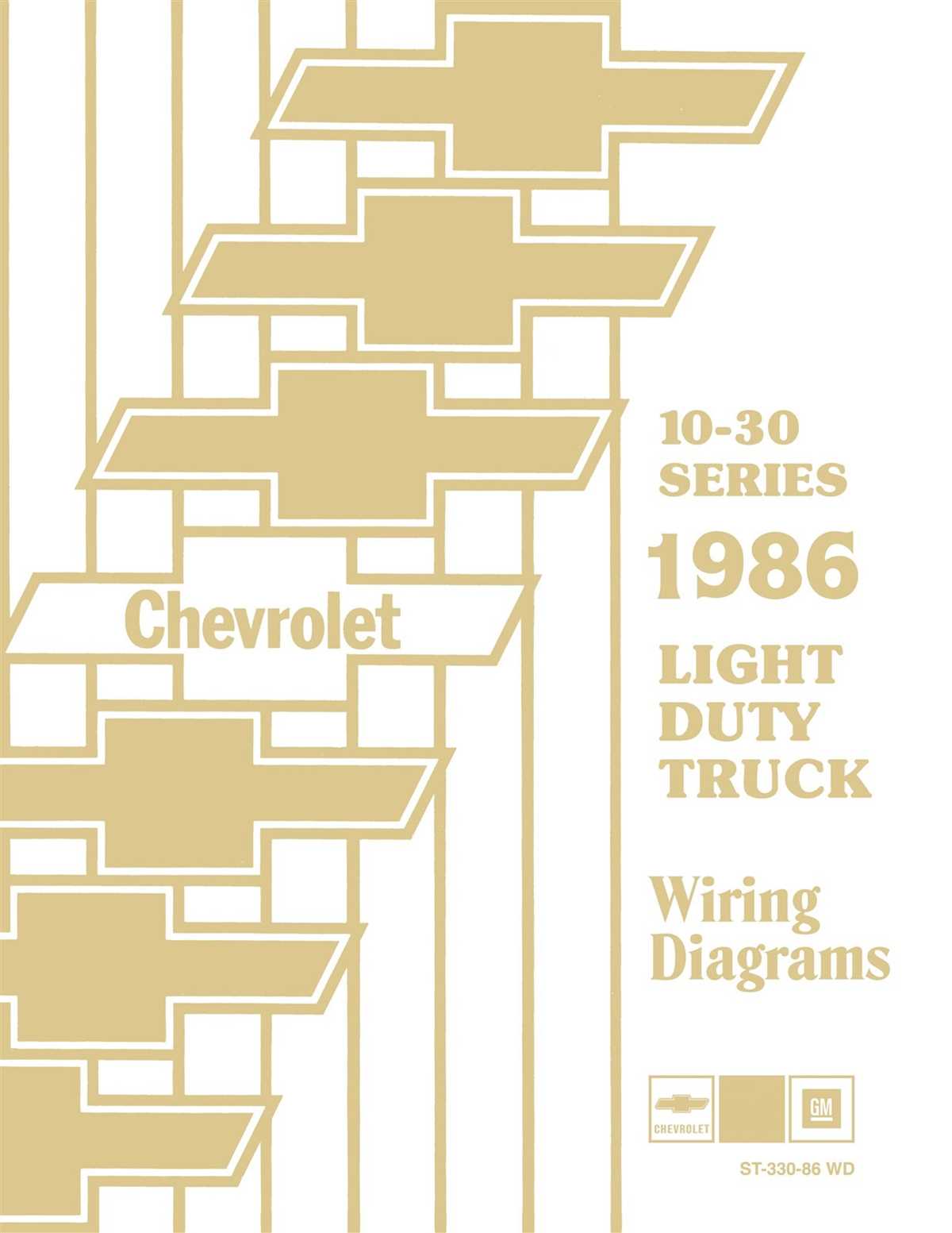1986 chevy truck wiring harness diagram