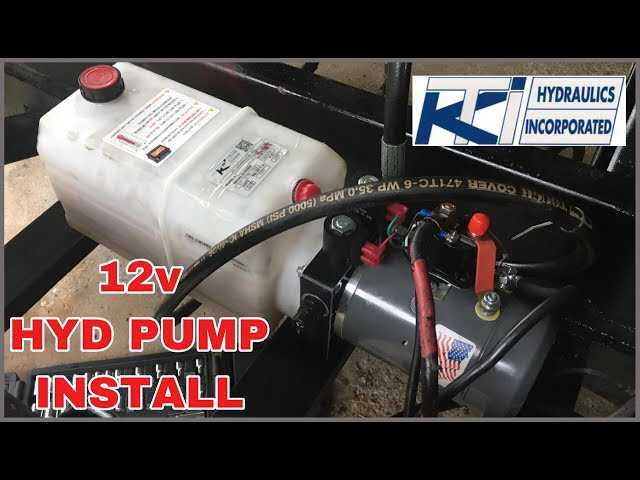 hydraulic pump wiring diagram