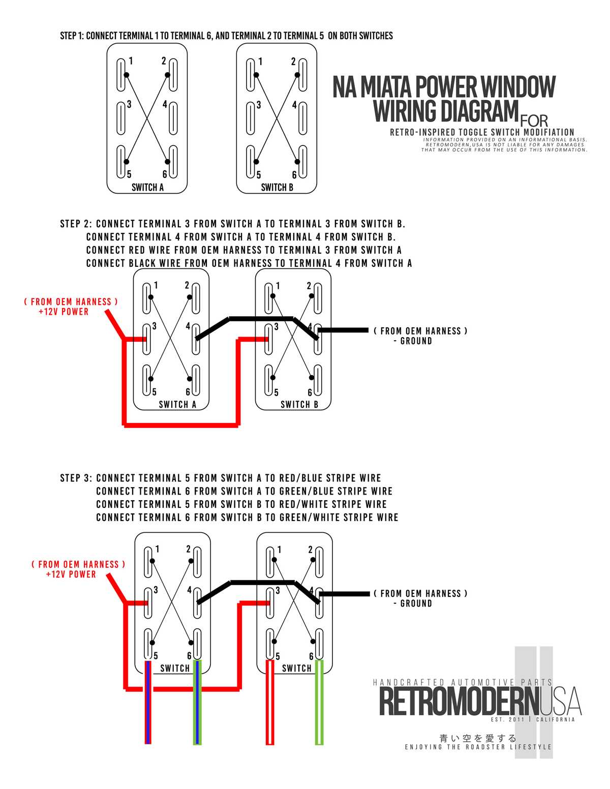 power window schematic diagram