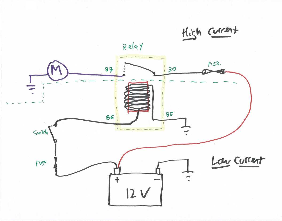 4 pin 12 volt relay wiring diagram