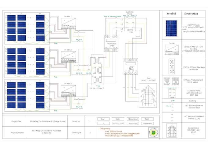 schematic diagram of solar system