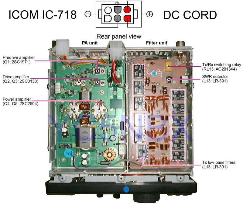 icom 718 schematic diagram