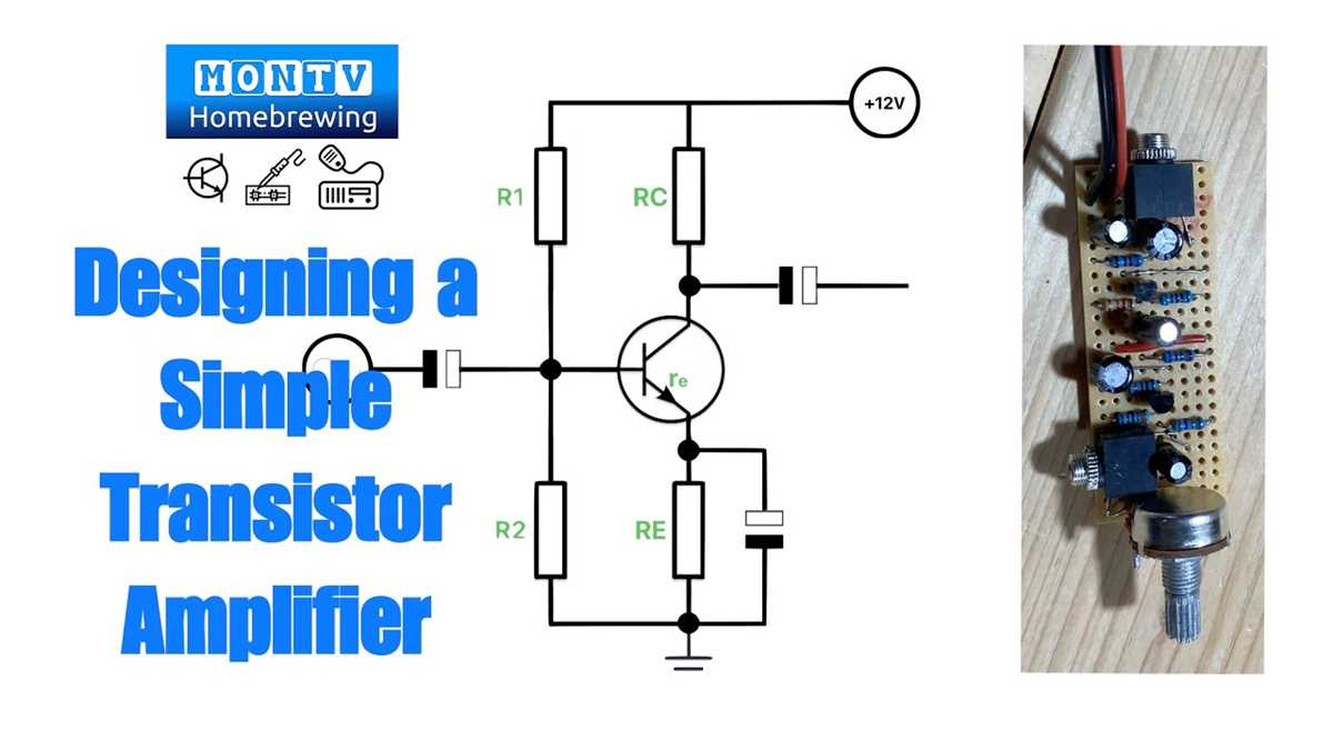 simple transistor amplifier circuit diagram