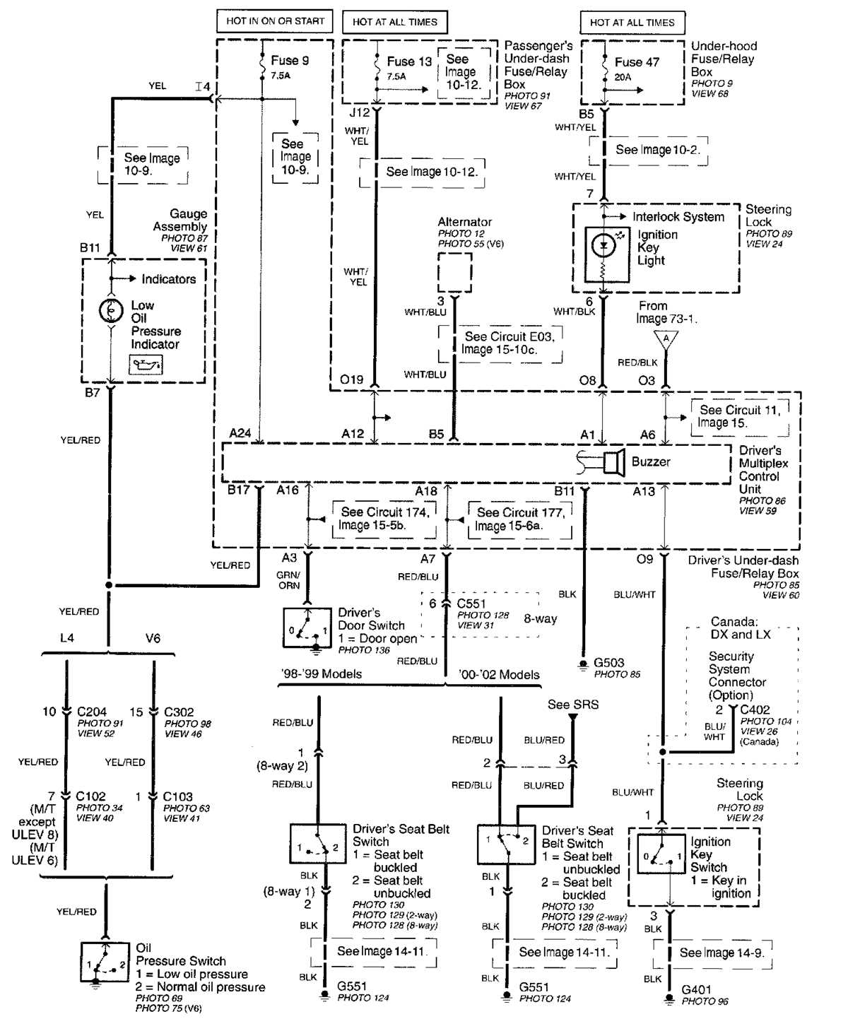2002 honda accord wiring harness diagram