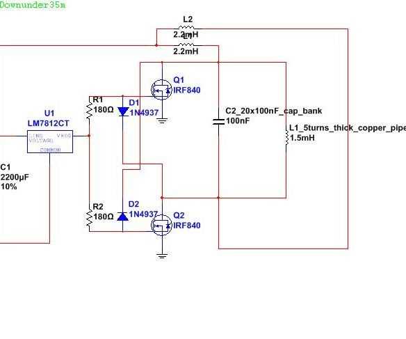 induction circuit diagram