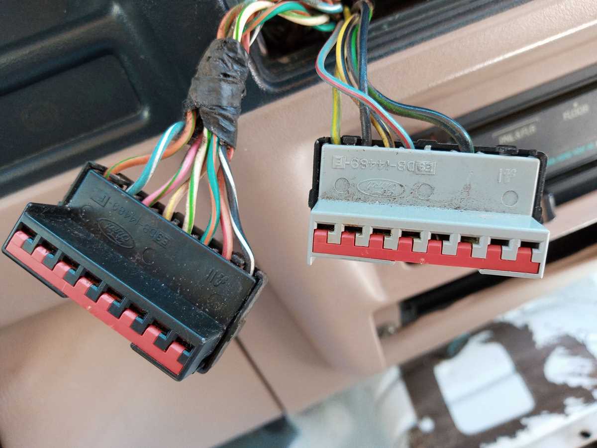 2000 ford ranger radio wiring harness diagram
