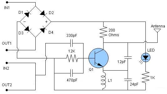 fm radio transmitter circuit diagram