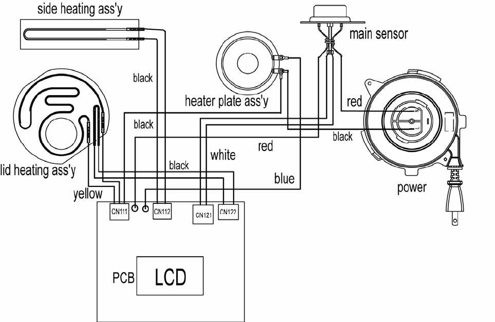 cooker circuit diagram