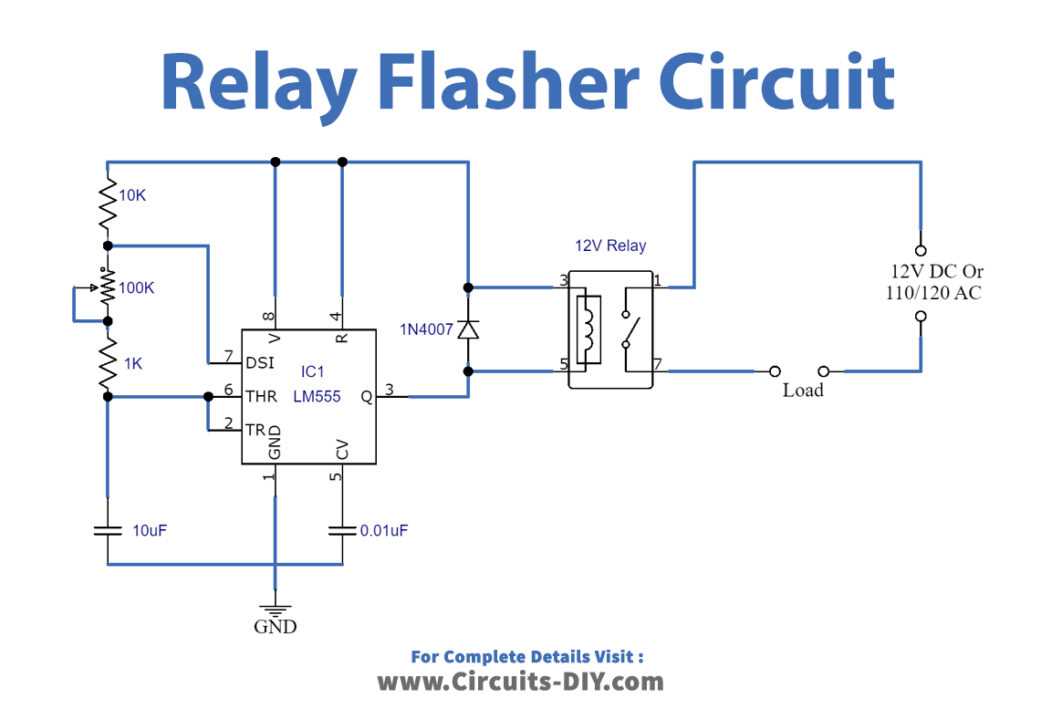 indicator flasher circuit diagram