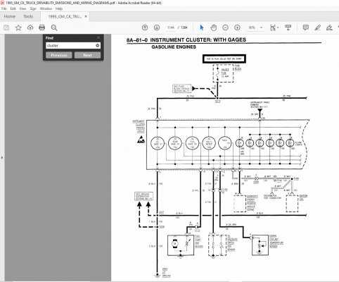 instrument panel wiring diagram