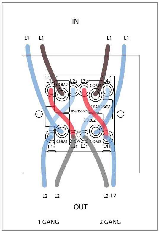 intermediate light switch circuit diagram